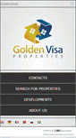 Mobile Screenshot of goldenvisaproperties.com